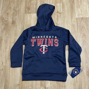 Minnesota Twins Hoodie Sweatshirt Boys XS (4/5) MLB Baseball New Fleece Logo